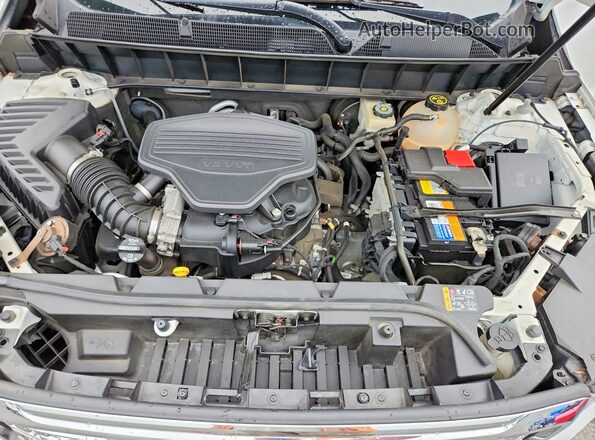 1GKKNXLSXJZ164728 2018 GMC ACADIA White Engine compartment view
