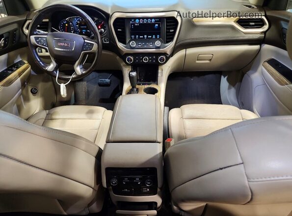 1GKKNXLSXKZ127728 2019 GMC ACADIA White Dashboard view