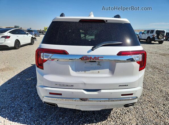 1GKKNXLSXMZ113878 2021 GMC ACADIA White უკანა ხედი