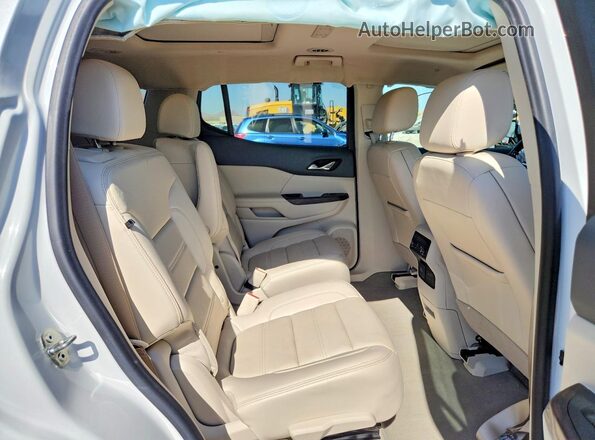 1GKKNXLSXMZ113878 2021 GMC ACADIA White უკანა სავარძლების ხედი