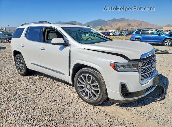 1GKKNXLSXMZ113878 2021 GMC ACADIA White წინა მარჯვენა