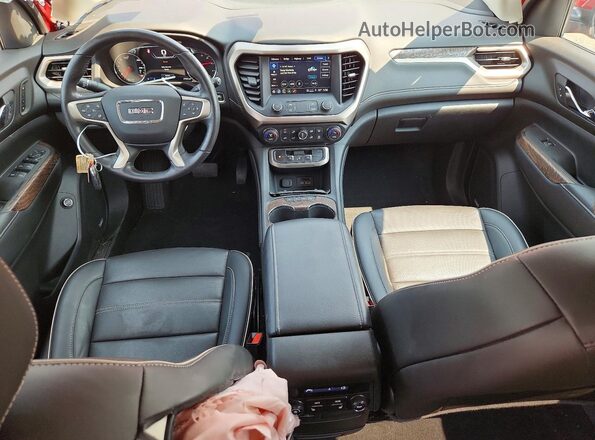 1GKKNXLSXMZ145276 2021 GMC ACADIA Красный Вид панели приборов
