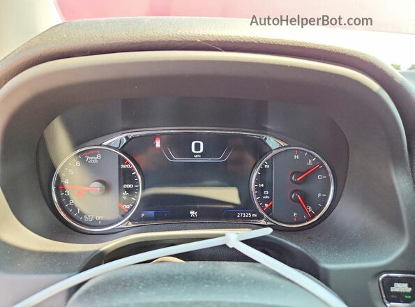 1GKKNXLSXMZ145276 2021 GMC ACADIA Красный Вид щитка приборов