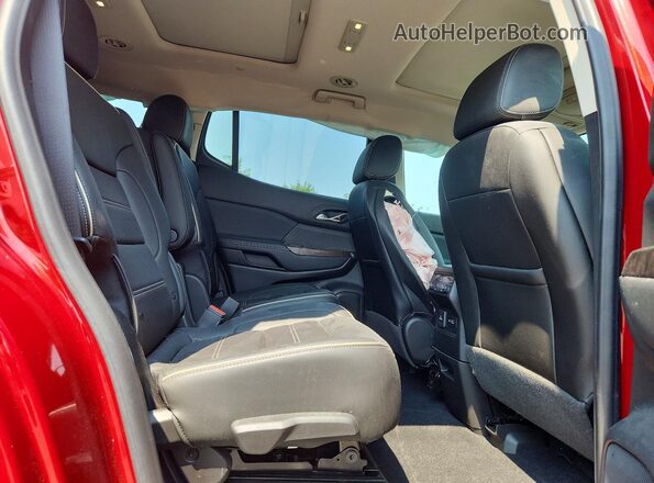1GKKNXLSXMZ145276 2021 GMC ACADIA Красный Вид задней части салона