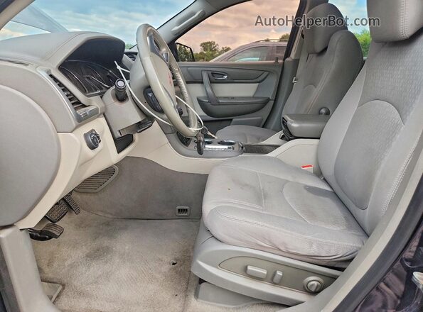 1GKKRPKDXGJ157616 2016 GMC ACADIA Blue Widok wnętrza z przodu