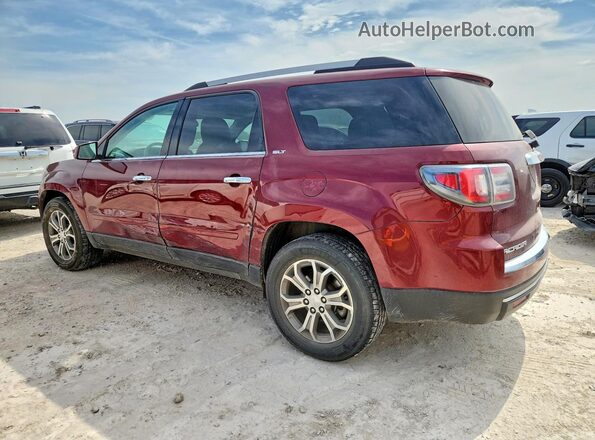 1GKKRRKDXGJ139161 2016 GMC ACADIA Burgundy Rear left