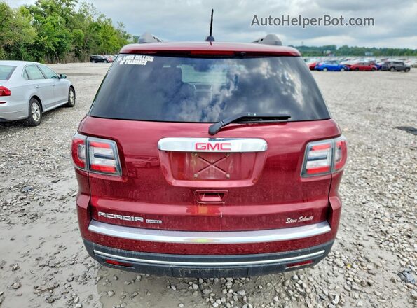 1GKKRSKD2HJ132777 2017 GMC ACADIA Red Հետևի տեսք