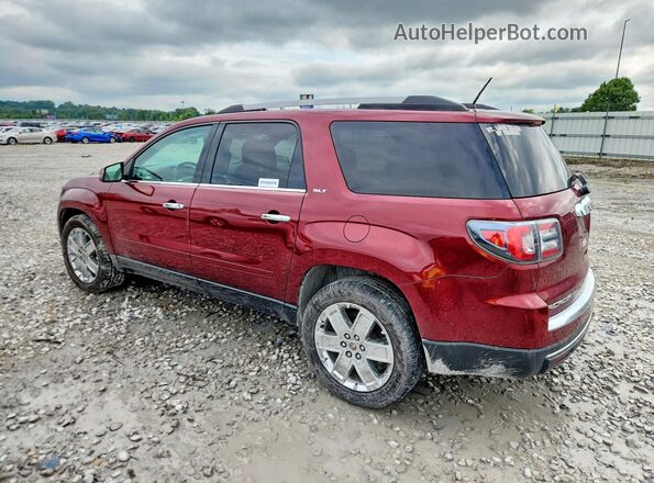 1GKKRSKD2HJ132777 2017 GMC ACADIA Red Հետևի ձախ