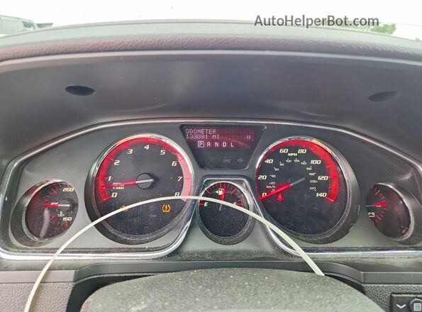 1GKKRSKD2HJ203444 2017 GMC ACADIA Белый Вид щитка приборов