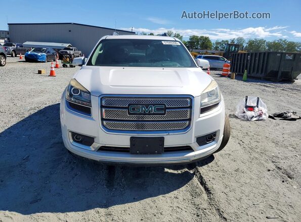 1GKKRTKD3GJ207488 2016 GMC ACADIA White Widok z przodu