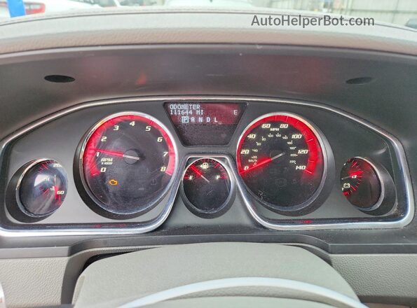 1GKKVRKD4GJ219177 2016 GMC ACADIA White Widok zestawu wskaźników