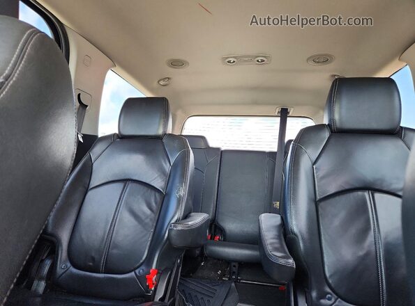 1GKKVRKD5GJ136552 2016 GMC ACADIA Black Вид задніх сидінь