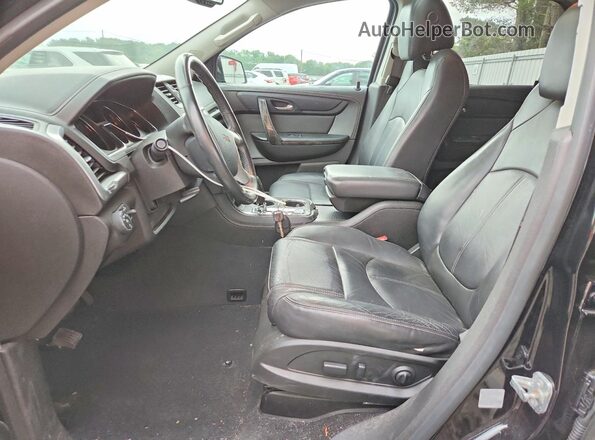 1GKKVRKD7GJ176681 2016 GMC ACADIA Black Widok wnętrza z przodu