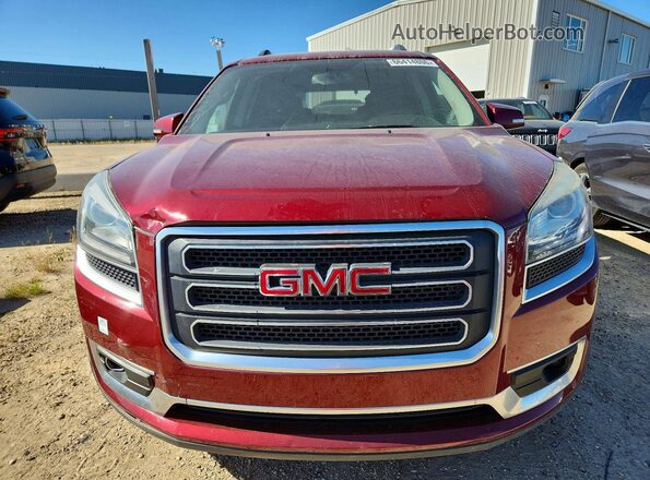 1GKKVRKD7GJ277106 2016 GMC ACADIA Red Widok z przodu
