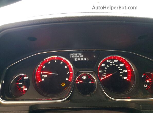 1GKKVRKDXGJ174455 2016 GMC ACADIA White Widok zestawu wskaźników