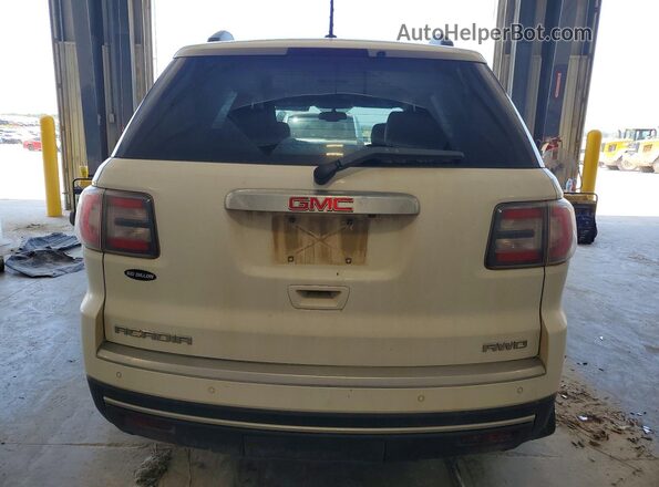 1GKKVRKDXGJ174455 2016 GMC ACADIA White Widok z tyłu