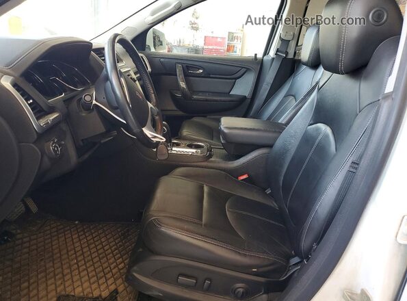 1GKKVRKDXGJ174455 2016 GMC ACADIA White Widok wnętrza z przodu