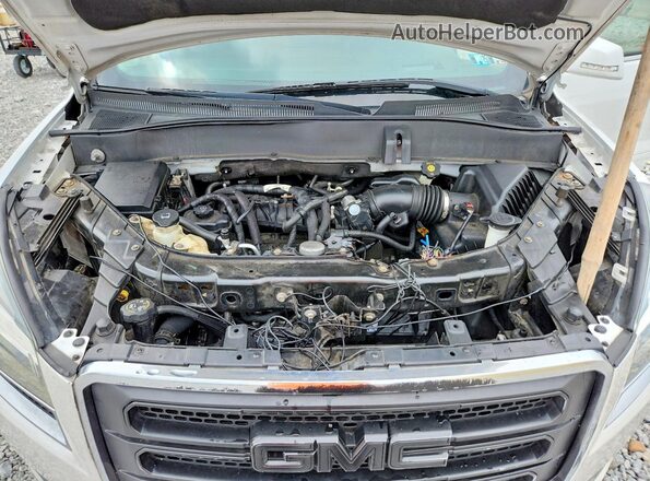 1GKKVSKD4HJ276763 2017 GMC ACADIA White ძრავის განყოფილების ხედი