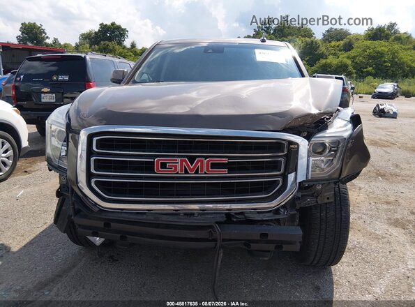 1GKS1BKC7GR327515 2016 GMC YUKON Brown Vista interior trasera