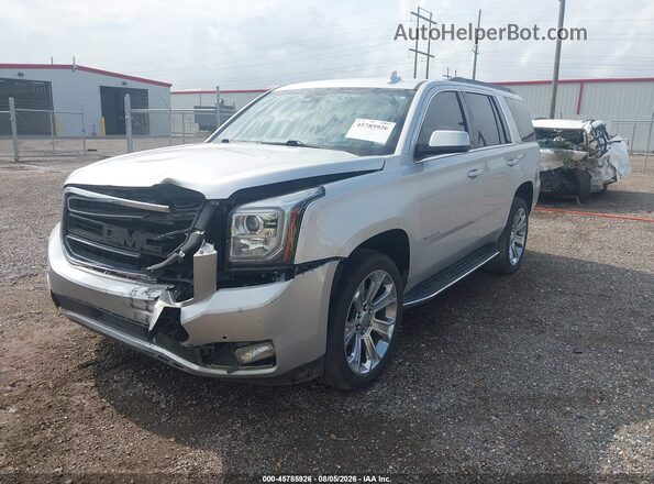 1GKS1BKC9HR360338 2017 GMC YUKON Серебряный Передняя левая четверть