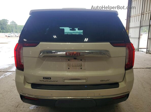 1GKS1BKD4MR362016 2021 GMC YUKON White Вид ззаду