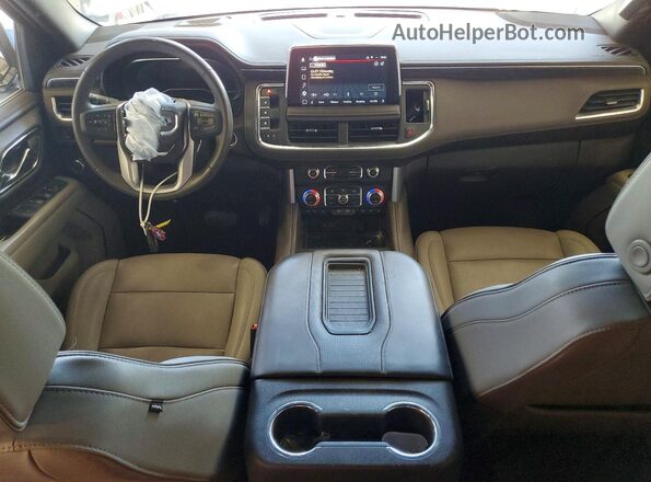 1GKS1BKD6PR179883 2023 GMC YUKON White Dashboard view