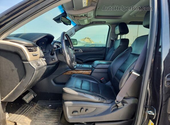 1GKS1CKJ7GR182061 2016 GMC YUKON Black Widok wnętrza z przodu