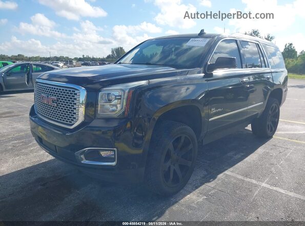 1GKS1CKJOGR110795 2016 GMC YUKON Черный Передняя левая четверть