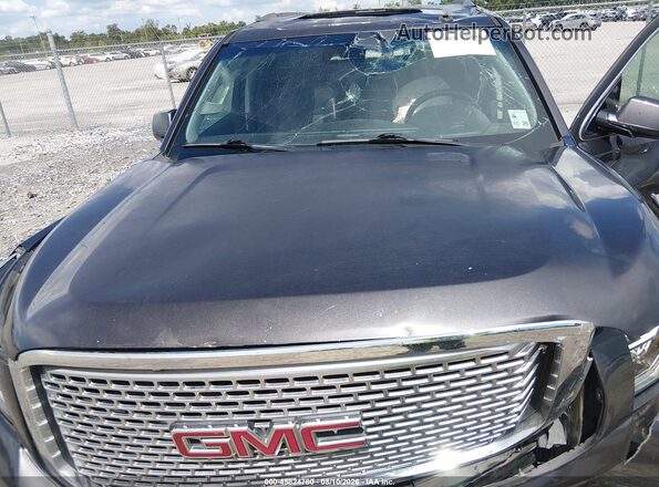 1GKS1GKC7HR215344 2017 GMC YUKON Gray Вид ззаду