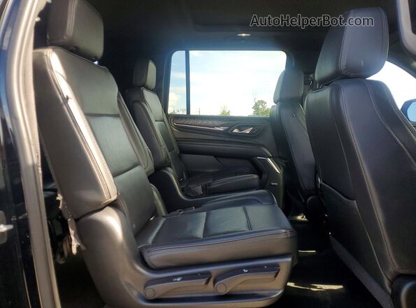 1GKS1JKL7MR416751 2021 GMC YUKON Черный Вид задней части салона