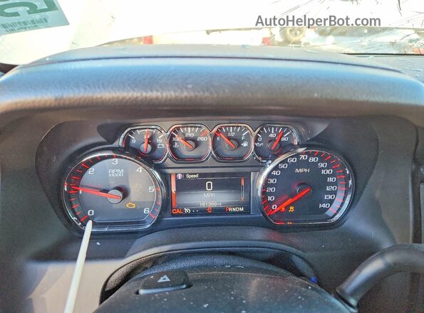 1GKS2BKC7GR276255 2016 GMC YUKON Silver Instrument cluster view