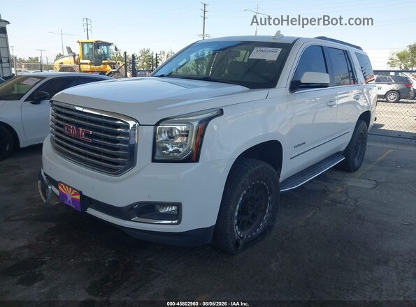1GKS2BKC7JR168466 2018 GMC YUKON White Vista tres cuartos delantera izquierda