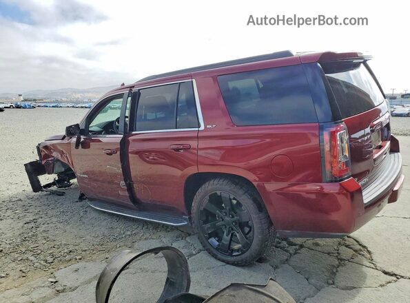 1GKS2BKCXJR339503 2018 GMC YUKON Red Հետևի ձախ