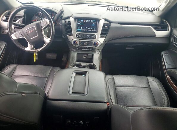 1GKS2BKCXJR340456 2018 GMC YUKON Белый Вид панели приборов