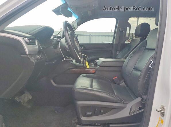 1GKS2BKCXJR340456 2018 GMC YUKON Белый Вид салона спереди