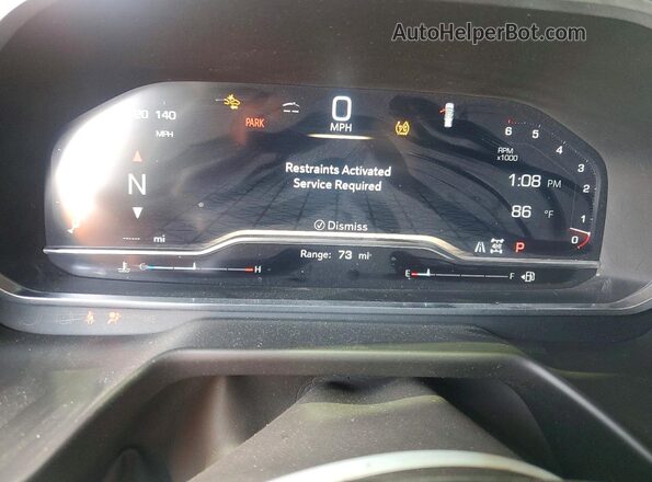 1GKS2BKD2RR355425 2024 GMC YUKON Silver Вид щитка приладів