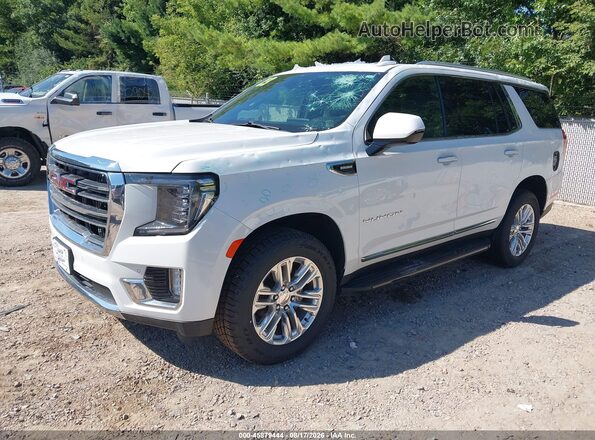 1GKS2BKT7PR129286 2023 GMC YUKON White Vista tres cuartos delantera izquierda