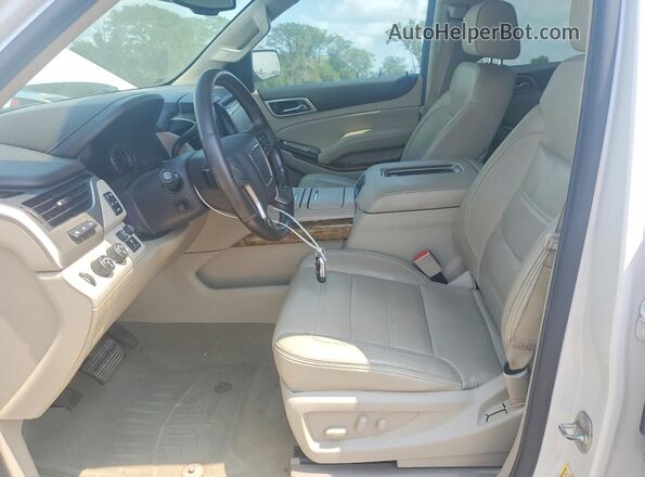 1GKS2CKJ7GR329475 2016 GMC YUKON Белый Вид салона спереди