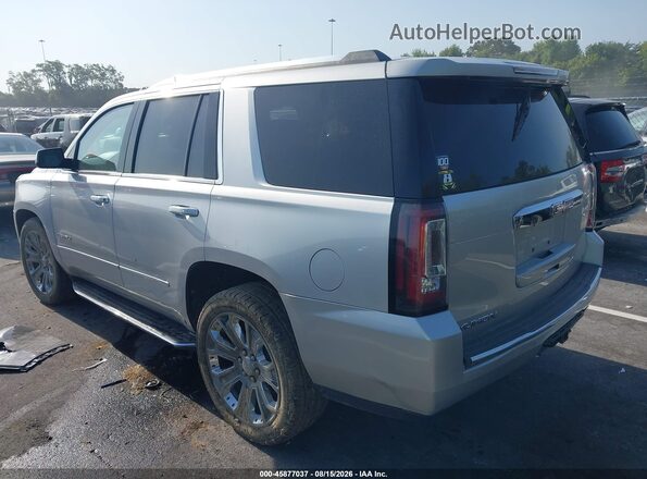 1GKS2CKJ8JR222197 2018 GMC YUKON Серебряный Задняя левая четверть