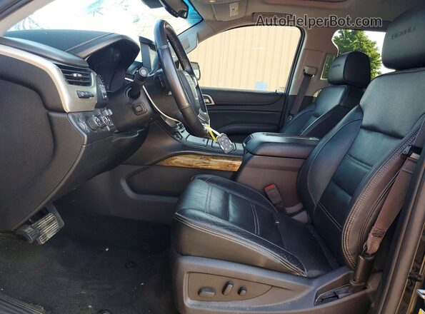 1GKS2CKJ9GR373977 2016 GMC YUKON Black Widok wnętrza z przodu