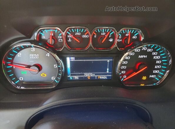 1GKS2DKC6LR181580 2020 GMC YUKON White Vista del cuadro de instrumentos