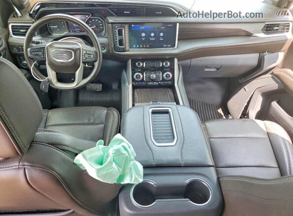 1GKS2DKL2MR423802 2021 GMC YUKON Blue Vista del salpicadero