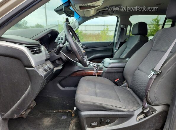 1GKS2FKC6GR299016 2016 GMC YUKON Tan Вид салону спереду