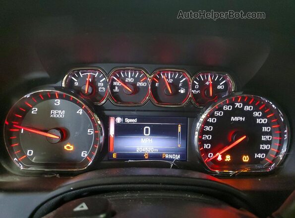 1GKS2GKC3GR123918 2016 GMC YUKON Black Vista del cuadro de instrumentos