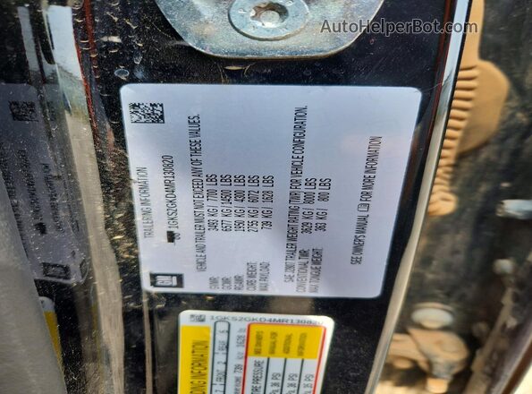 1GKS2GKD4MR130820 2021 GMC YUKON Черный Панорамный вид салона 360°