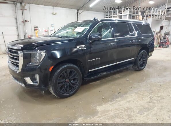 1GKS2GKDXMR443483 2021 GMC YUKON Черный Передняя левая четверть