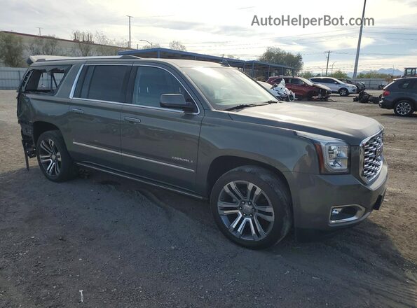 1GKS2HKJ2JR100660 2018 GMC YUKON Gray Przód prawy