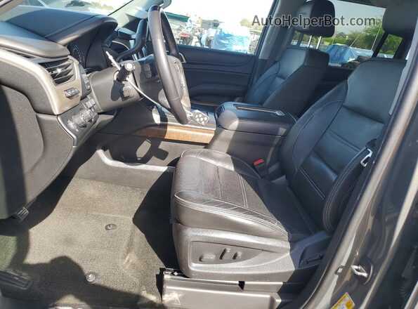 1GKS2HKJ2JR100660 2018 GMC YUKON Gray Widok wnętrza z przodu