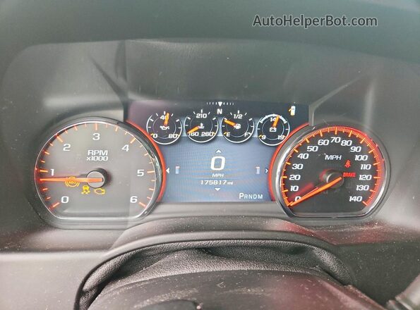 1GKS2HKJ7GR241507 2016 GMC YUKON Черный Вид щитка приборов