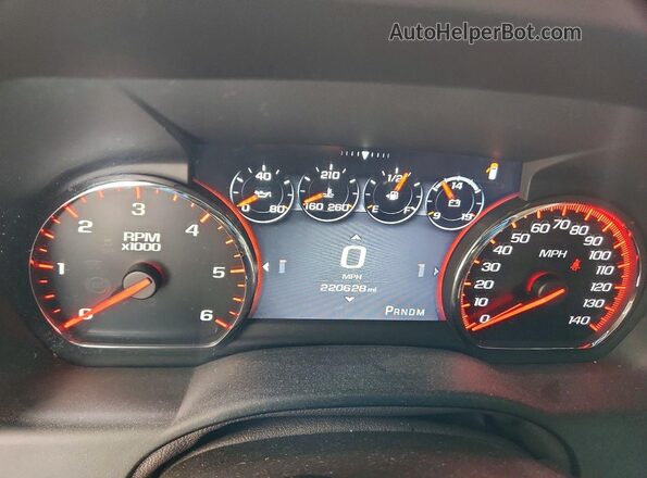 1GKS2HKJ7GR406049 2016 GMC YUKON Silver Instrument cluster view